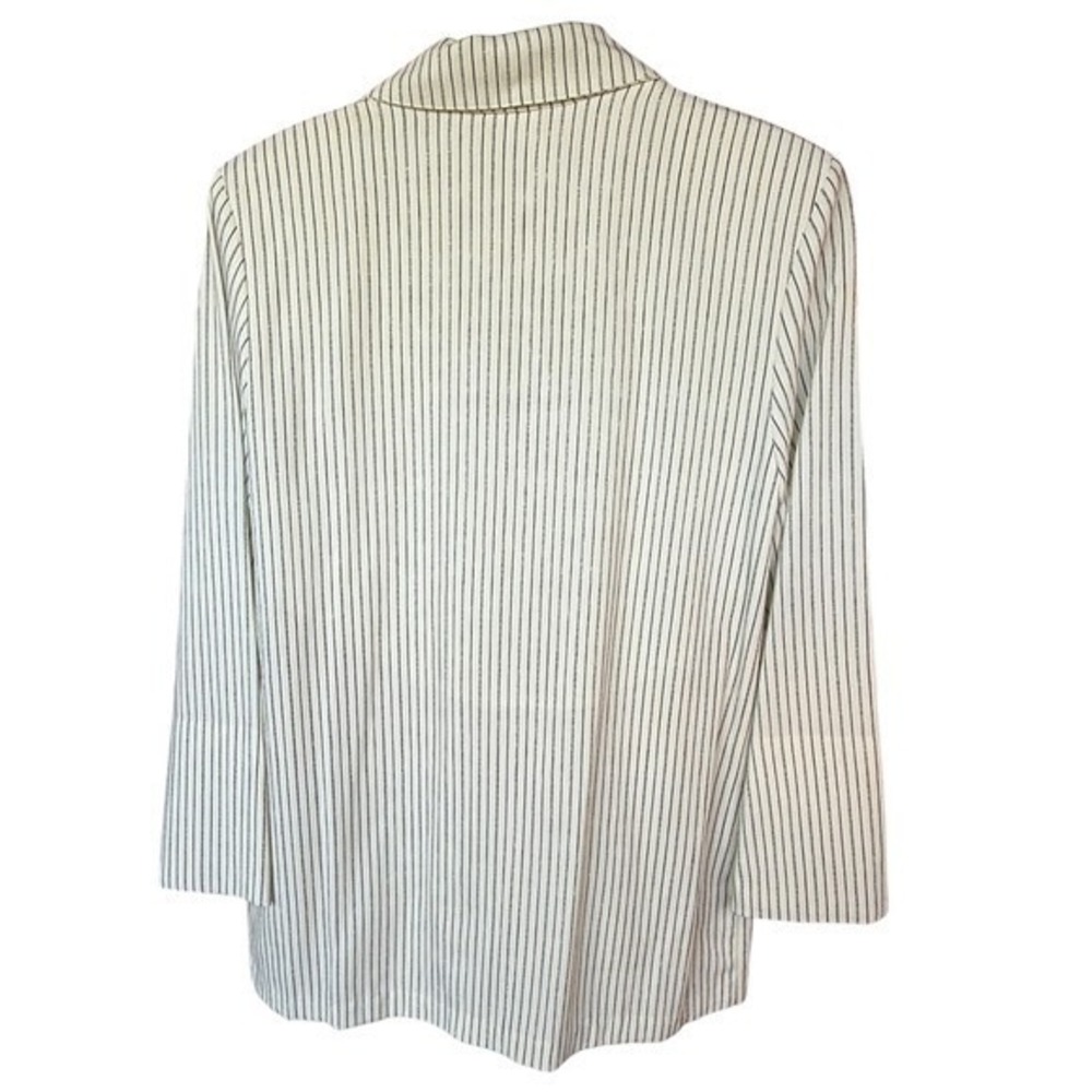 Vintage Women's Toni Garment by CC Magic Striped Blazer Jacket Size Medium - Picture 3 of 7